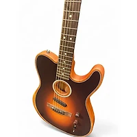 Used Fender Acoustasonic Player Telecaster Sunburst Acoustic Electric Guitar