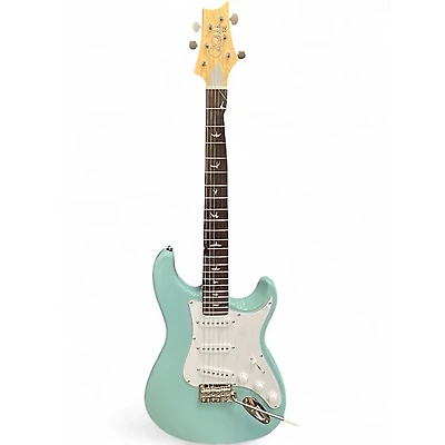 Used PRS SE Silver Sky STONE BLUE Solid Body Electric Guitar