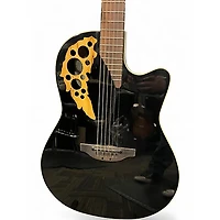 Used Ovation 1778TX-5 Elite Black Acoustic Electric Guitar