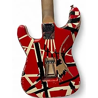 Used EVH Striped Series Frankie striped Solid Body Electric Guitar