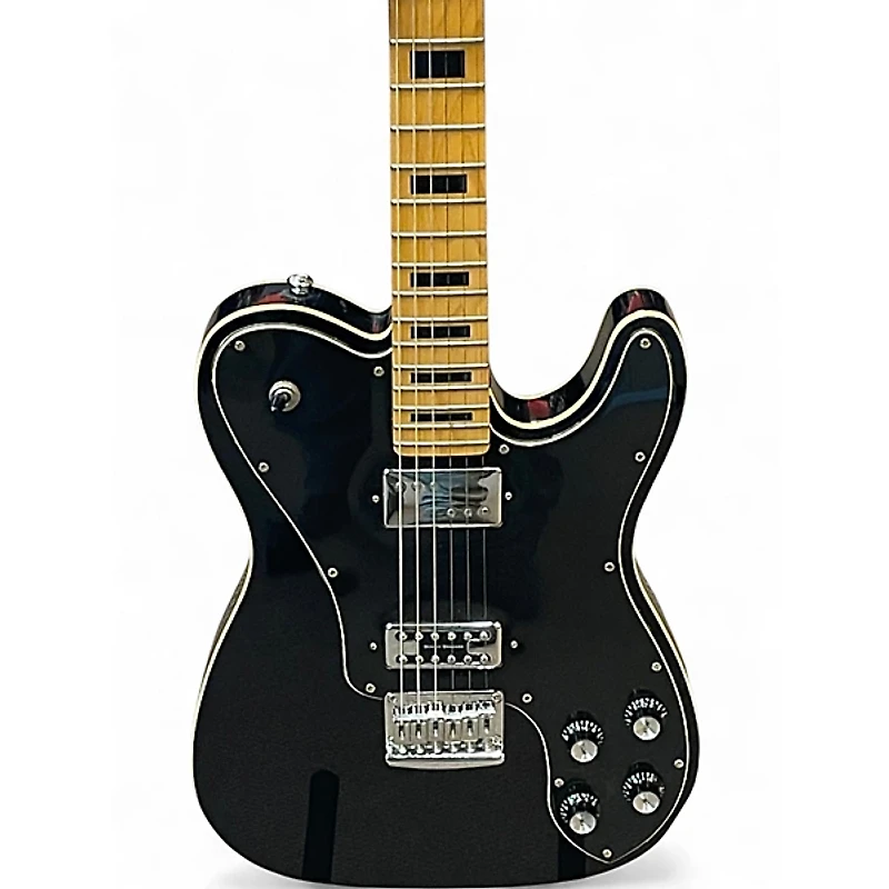 Used Schecter Guitar Research PT Fastback Black Solid Body Electric Guitar