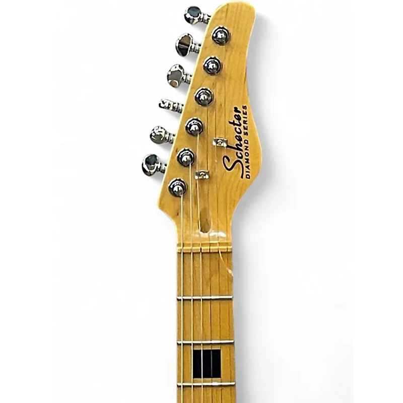 Used Schecter Guitar Research PT Fastback Black Solid Body Electric Guitar