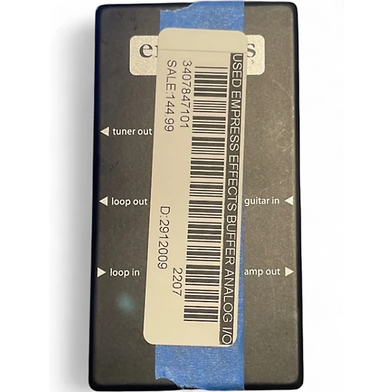 Used Empress Effects Buffer Analog I/O Interface Guitar Pedal