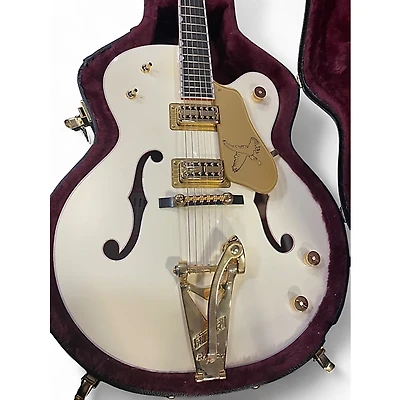 Used Gretsch Guitars G6136T White Falcon Bigsby White Hollow Body Electric Guitar