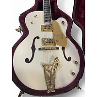 Used Gretsch Guitars G6136T White Falcon Bigsby White Hollow Body Electric Guitar