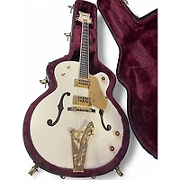Used Gretsch Guitars G6136T White Falcon Bigsby White Hollow Body Electric Guitar