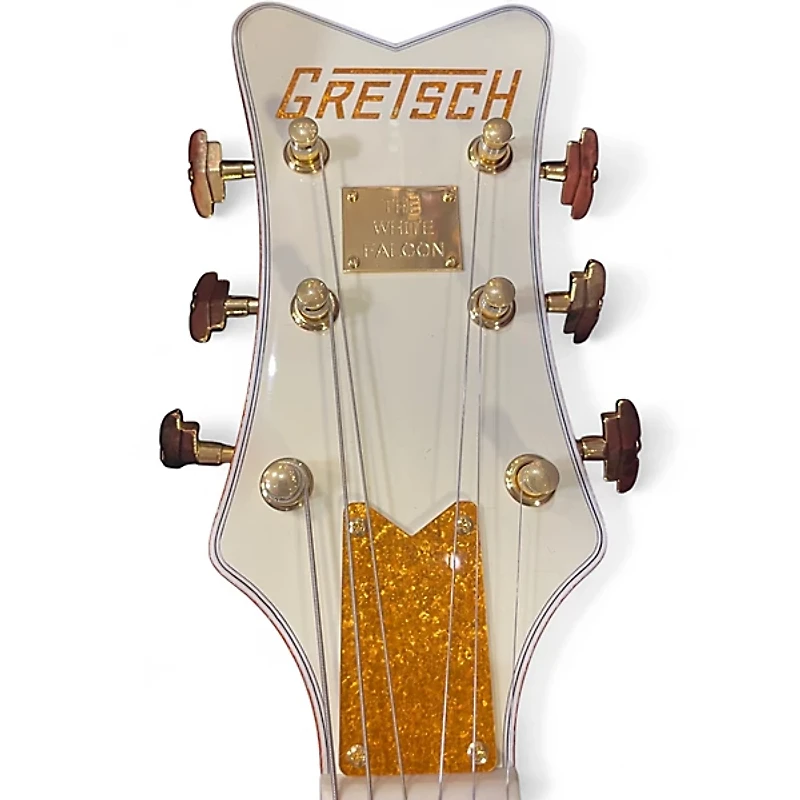 Used Gretsch Guitars G6136T White Falcon Bigsby White Hollow Body Electric Guitar