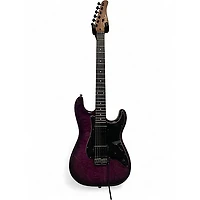 Used Schecter Guitar Research TRADITIONAL PROFESSIONAL Trans Purple Solid Body Electric Guitar
