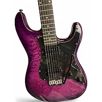Used Schecter Guitar Research TRADITIONAL PROFESSIONAL Trans Purple Solid Body Electric Guitar