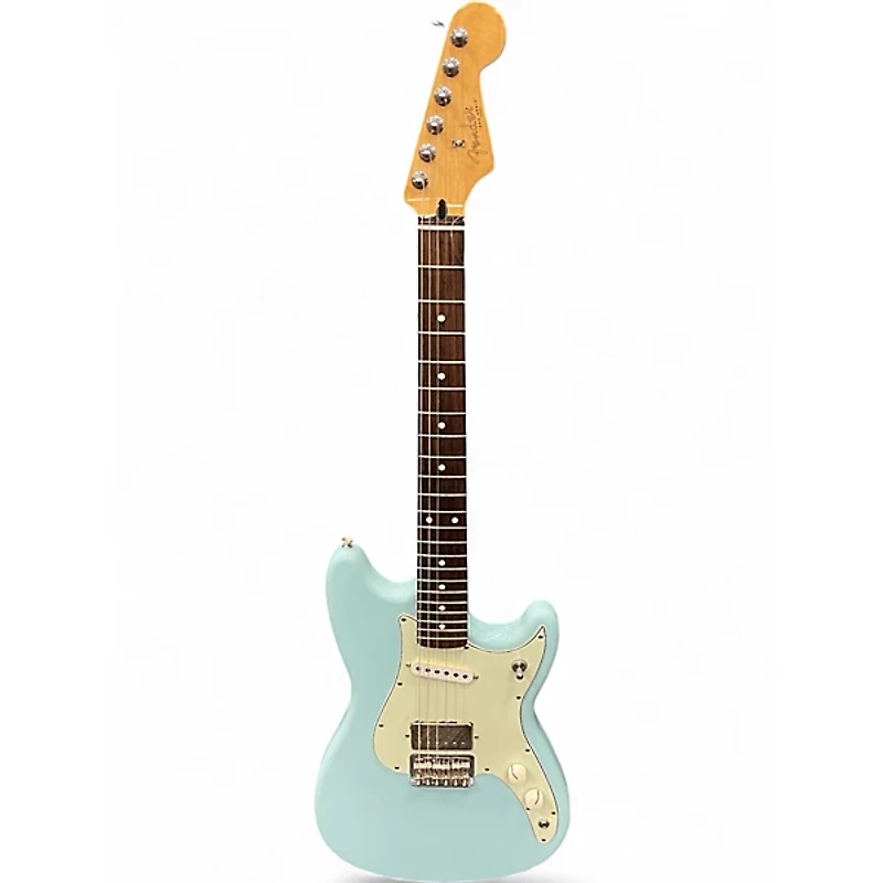 Used Fender Duo Sonic HS Daphne Blue Solid Body Electric Guitar