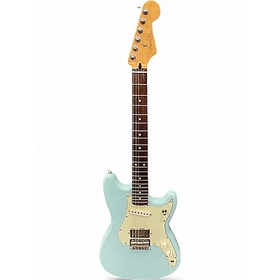 Used Fender Duo Sonic HS Daphne Blue Solid Body Electric Guitar