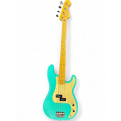 Used 2022 Fender Vintera 50s Precision Bass Seafoam Green Electric Bass Guitar
