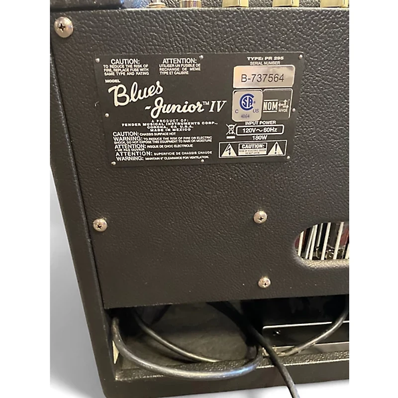 Used Fender Blues Junior IV 15W 1x12 Tube Guitar Combo Amp