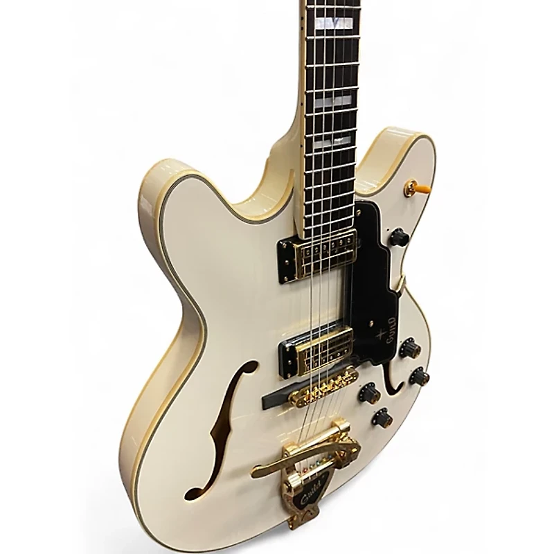 Used Guild Starfire VI Olympic White Hollow Body Electric Guitar
