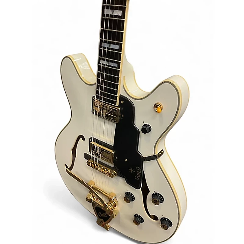 Used Guild Starfire VI Olympic White Hollow Body Electric Guitar