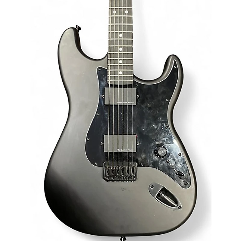 Used Harley Benton STANDARD SERIES S STYLE Satin Black Solid Body Electric Guitar