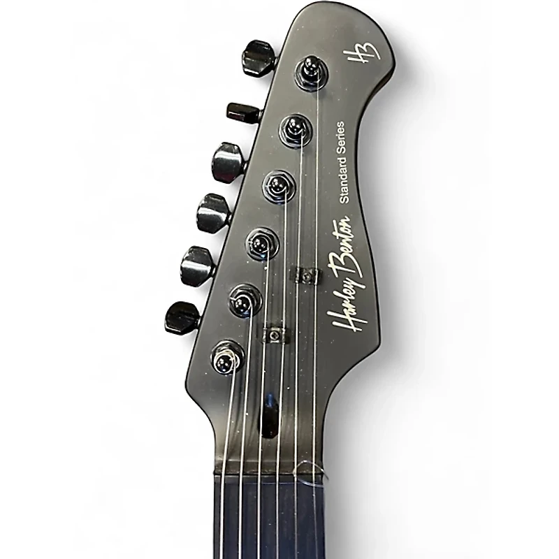 Used Harley Benton STANDARD SERIES S STYLE Satin Black Solid Body Electric Guitar