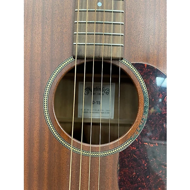 Used Martin D15M Natural Acoustic Guitar