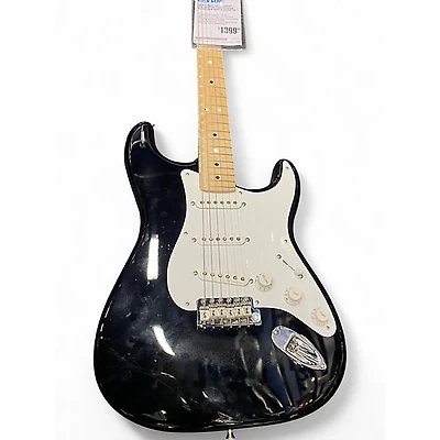 Used Fender Artist Series Eric Clapton Stratocaster Black Solid Body Electric Guitar