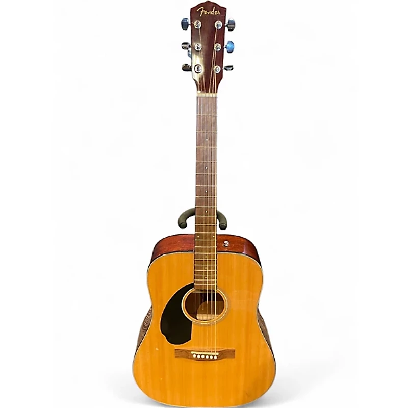 Used Fender CD60 Dreadnought Natural Acoustic Guitar