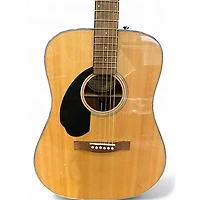 Used Fender CD60 Dreadnought Natural Acoustic Guitar