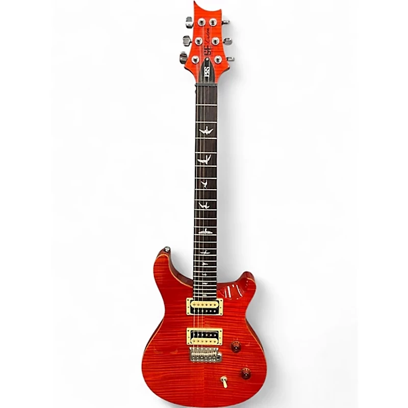 Used PRS SE Custom 24 Red Solid Body Electric Guitar