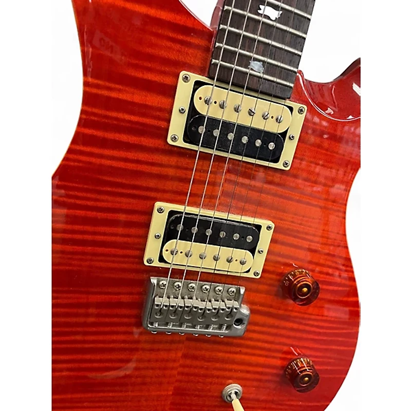Used PRS SE Custom 24 Red Solid Body Electric Guitar