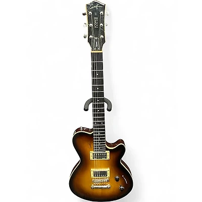 Used Godin Icon Type 2 2 Tone Sunburst Solid Body Electric Guitar