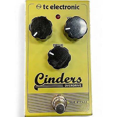 Used TC Electronic Cinders Overdrive Effect Pedal