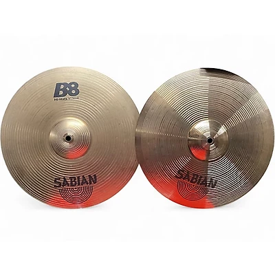 Used SABIAN 14in B8 Hi Hat Pair Cymbal