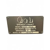 Used PRS HDRX 2X12 Guitar Cabinet