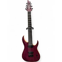 Used Schecter Guitar Research Tao 7 Trans Purple Solid Body Electric Guitar