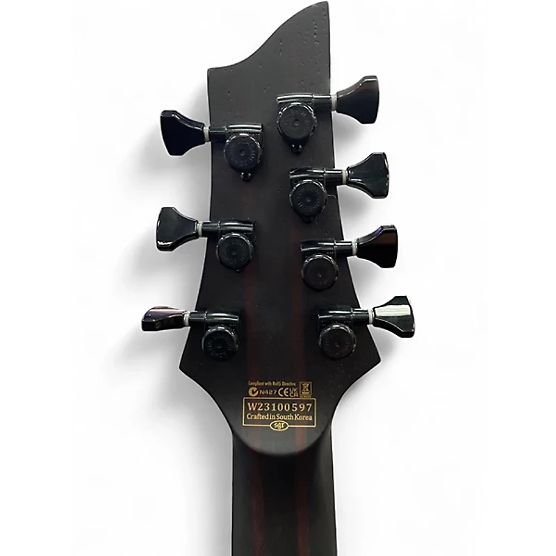 Used Schecter Guitar Research Tao 7 Trans Purple Solid Body Electric Guitar