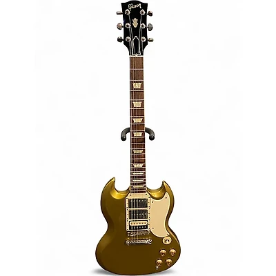 Used Gibson CUSTOM SHOP SG 3 PICKUP DOUBLE GOLD Solid Body Electric Guitar