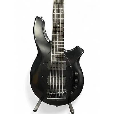 Used Ernie Ball Music Man Bongo 5 HH Black Electric Bass Guitar