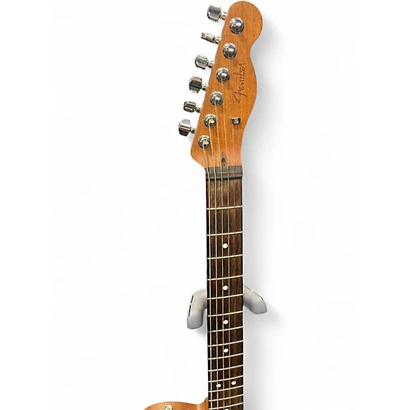 Used Fender Acoustasonic Player Telecaster brushed black Acoustic Electric Guitar