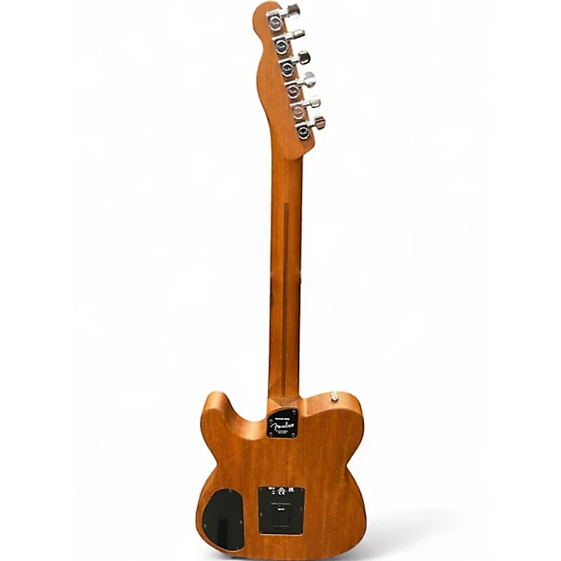 Used Fender Acoustasonic Player Telecaster brushed black Acoustic Electric Guitar