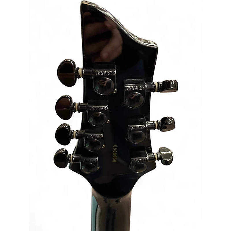 Used Schecter Guitar Research Hellraiser C7 7 String Black Solid Body Electric Guitar