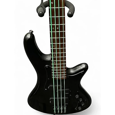 Used Schecter Guitar Research Stealth-4 Black Electric Bass Guitar