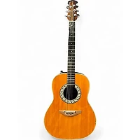 Used Ovation 1621-4 Natural Acoustic Electric Guitar