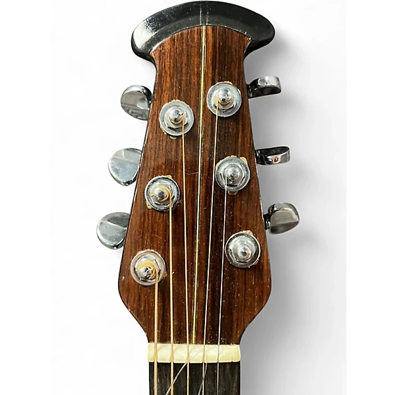 Used Ovation 1621-4 Natural Acoustic Electric Guitar