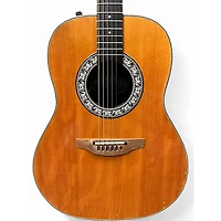 Used Ovation 1621-4 Natural Acoustic Electric Guitar