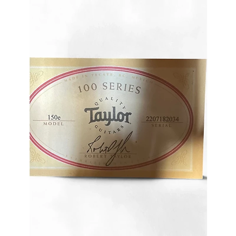 Used Taylor 150E NATURAL 12 String Acoustic Electric Guitar