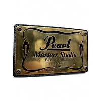Used Pearl 6.5X14 Masters Studio Snare Natural Lacquer Drum