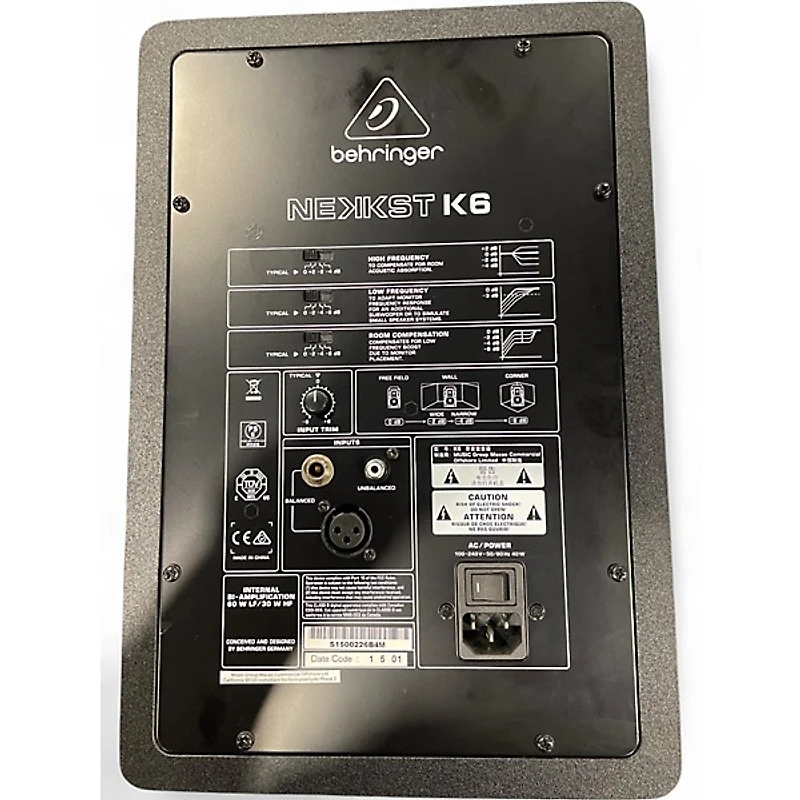 Used Behringer nekkst k6 Powered Monitor