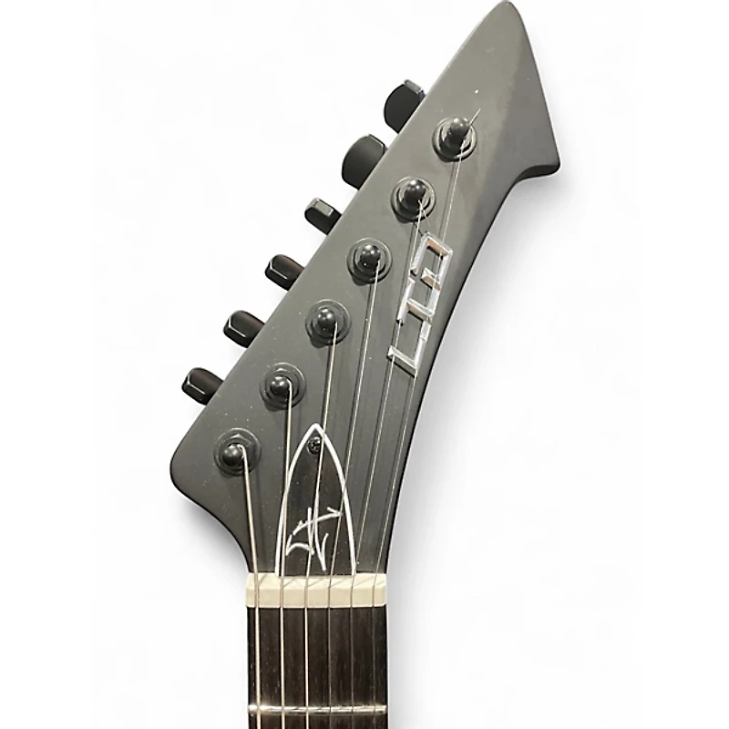 Used ESP LTD James Hetfield Snakebyte matte black Solid Body Electric Guitar