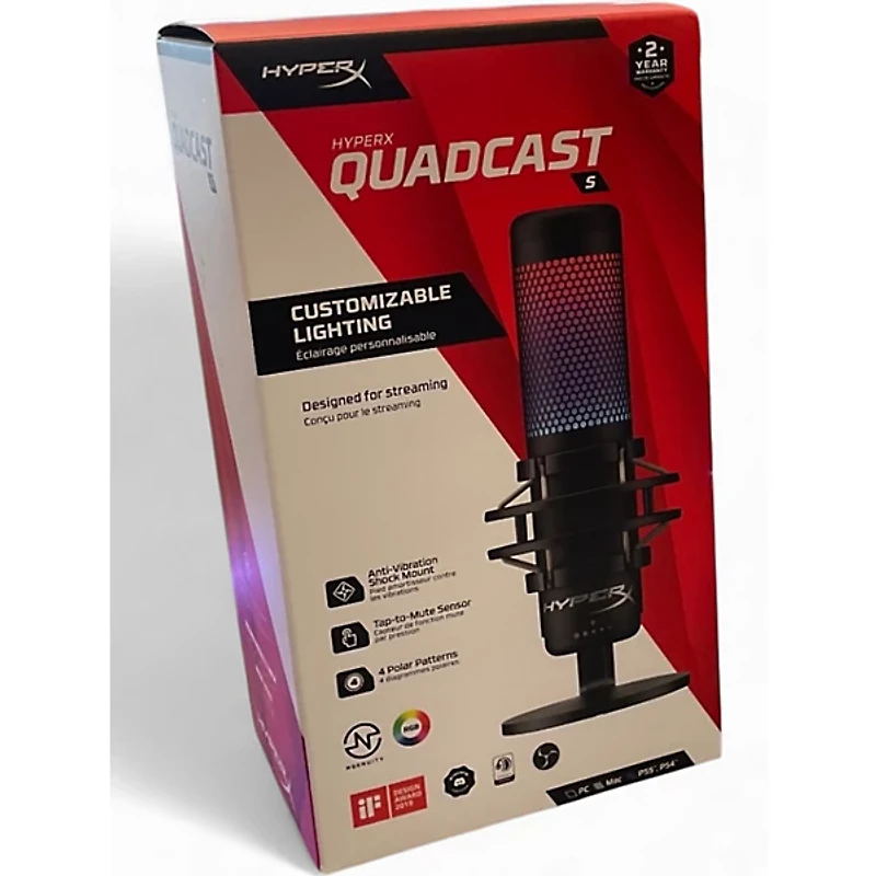Used Hyper X  QuadCast USB Microphone