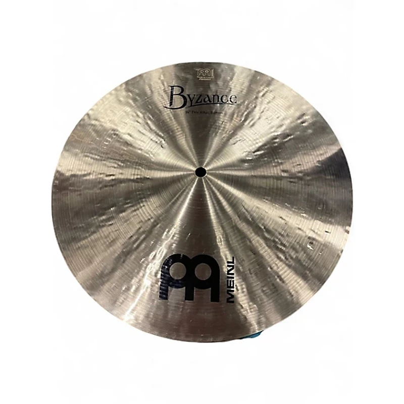 Used MEINL 14in Byzance Jazz Thin Traditional Hi Hat Pair Cymbal