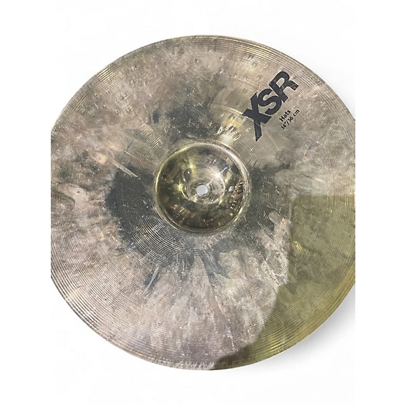 Used SABIAN 14in XSR HI HAT PAIR Cymbal