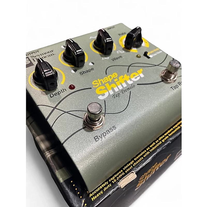 Used Seymour Duncan SFX07 Shape Shift Tap Tremolo Effect Pedal